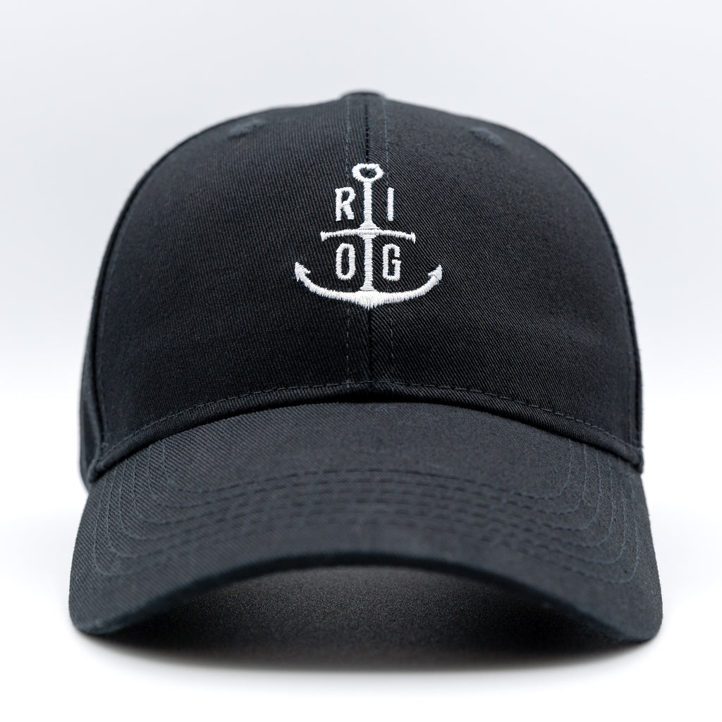 RI OG Anchor Ball Cap - Black – Rhode Island Original