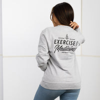 Heather Grey Exercise is Medicine Crewneck