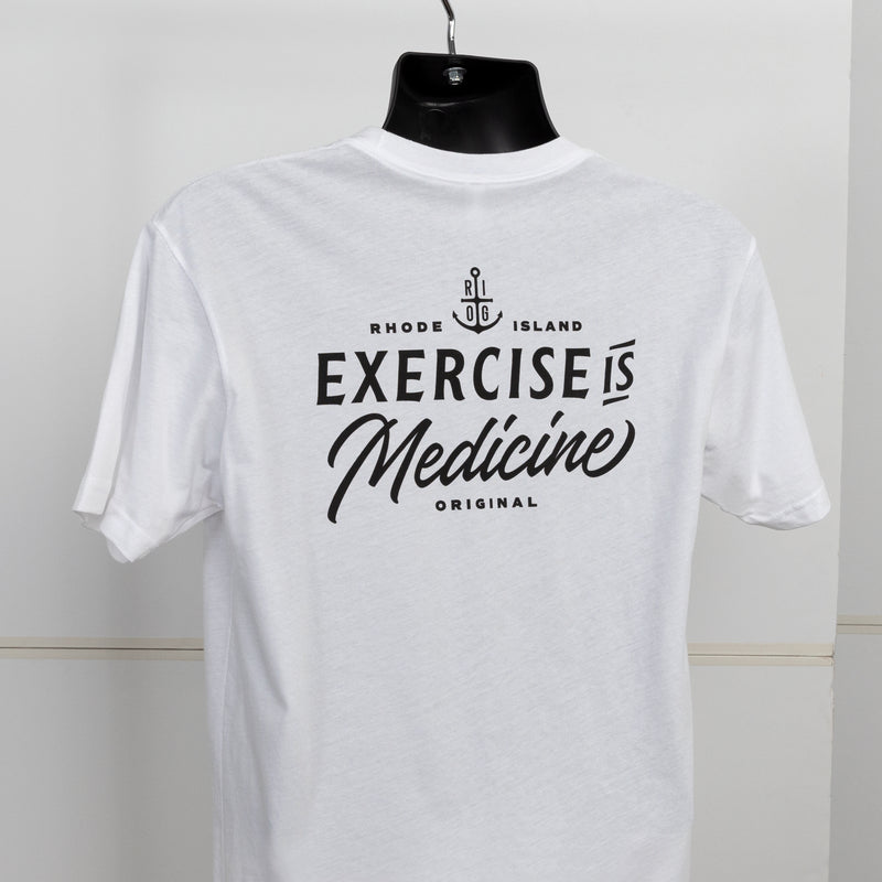 Exercise is Medicine Tee- White