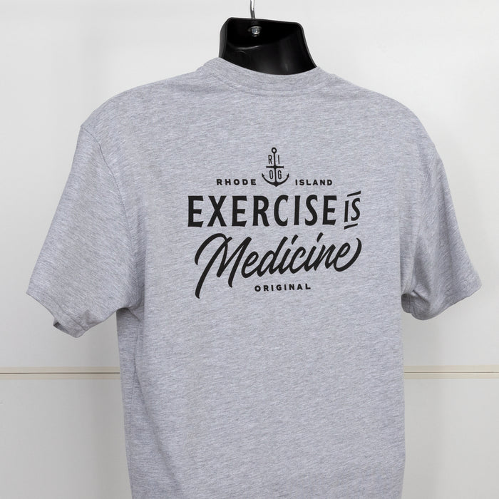Exercise is Medicine Tee- Heather Gray