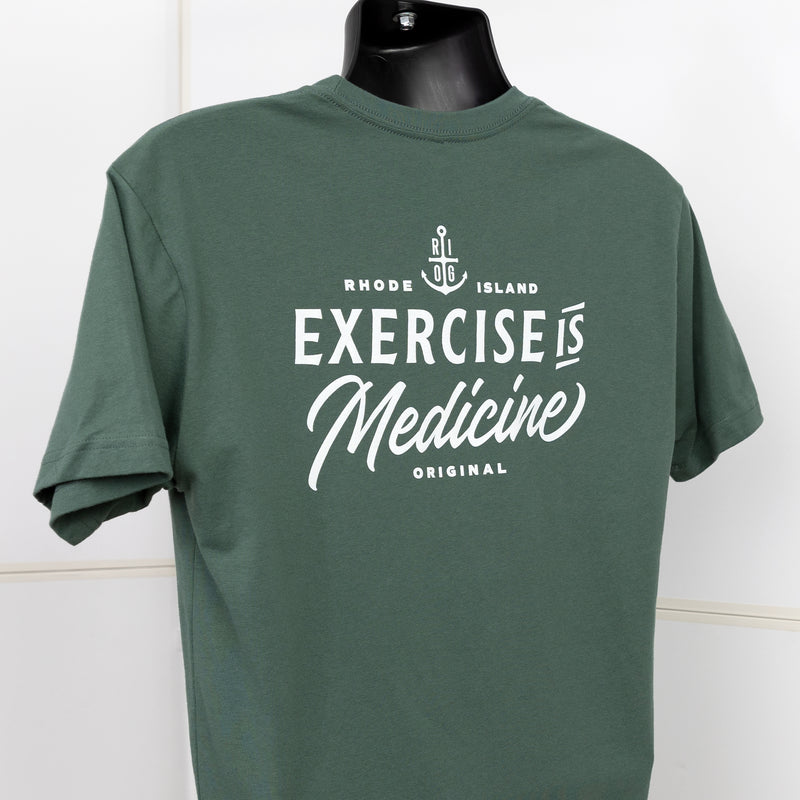 Exercise is Medicine Tee- Eco Green