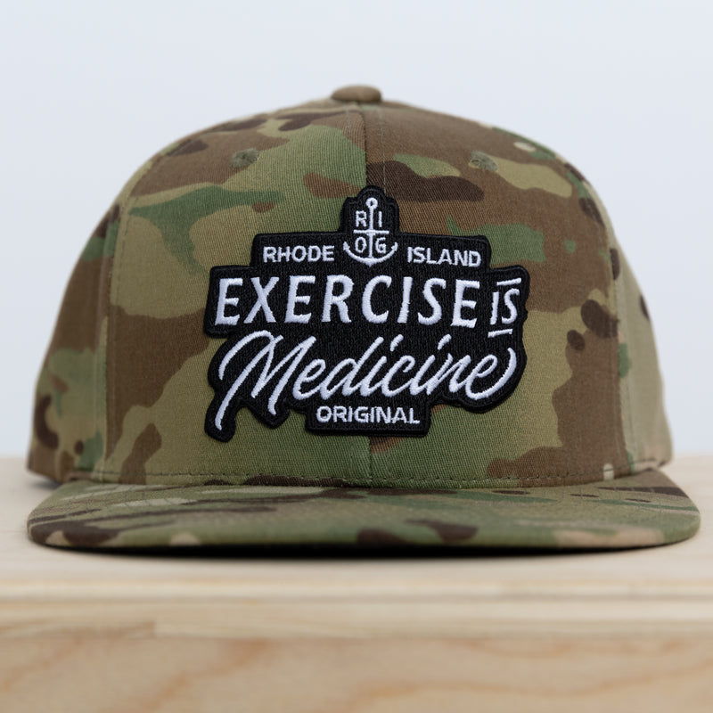 Exercise is Medicine- Multicam Snapback