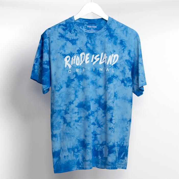 Crystal Tie Dye Tee - Sky Blue