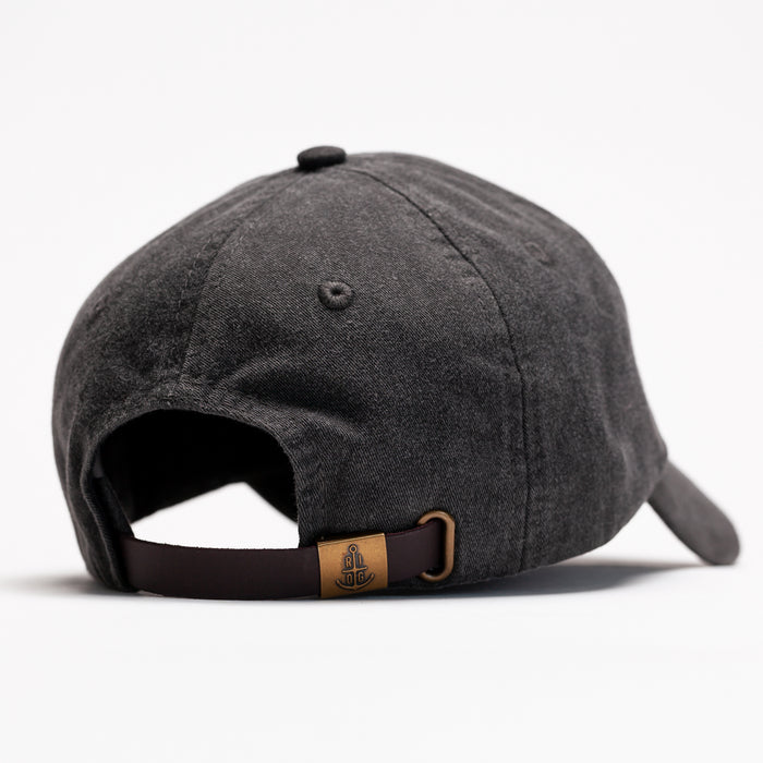 Pigment Dyed Anchor Dad Hat - Vintage Black