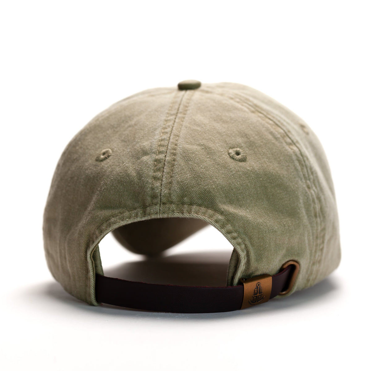 Pigment Dyed Anchor Dad Hat - Olive Khaki