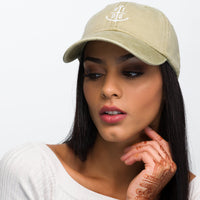 Pigment Dyed Anchor Dad Hat - Olive Khaki